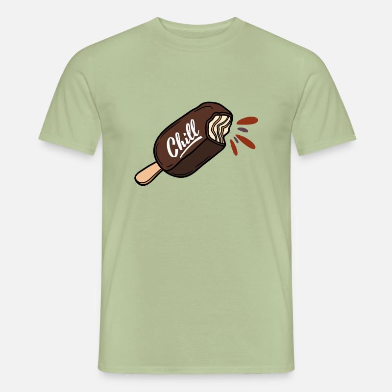 Eiscreme Chill - Männer T-Shirt - Sage