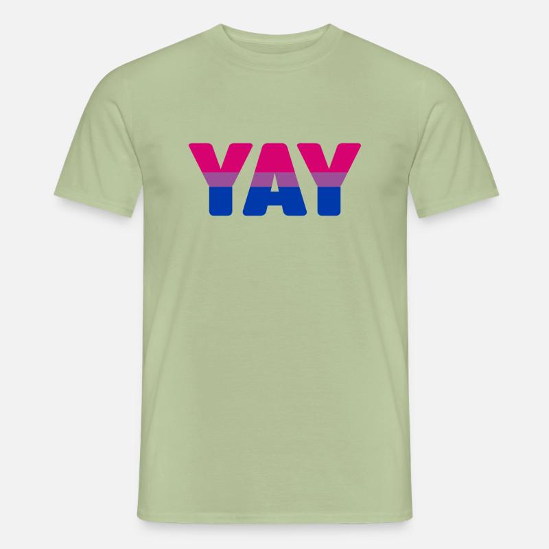 YAY bisexual Men’s T-shirt