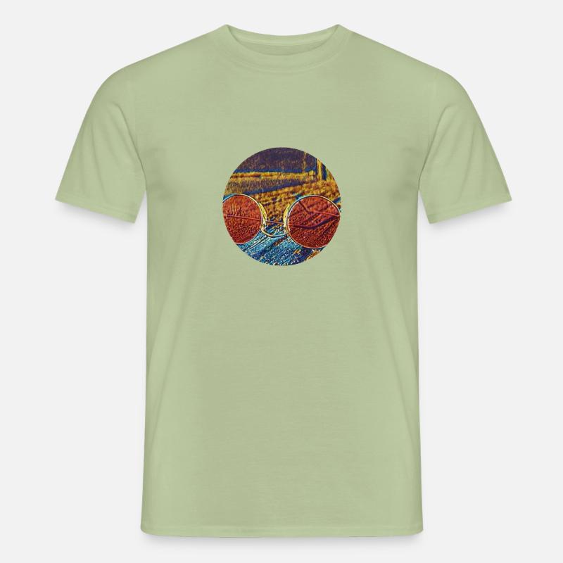 gläser - Männer T-Shirt - Sage