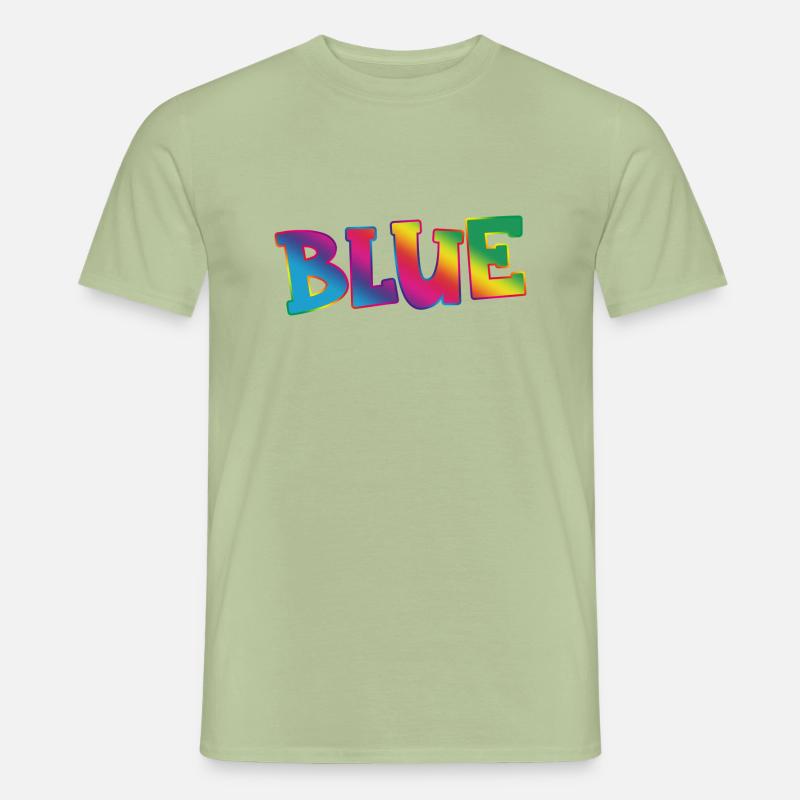 Blue - Männer T-Shirt - Sage