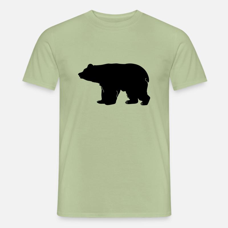 Bärenfigur - Männer T-Shirt - Sage
