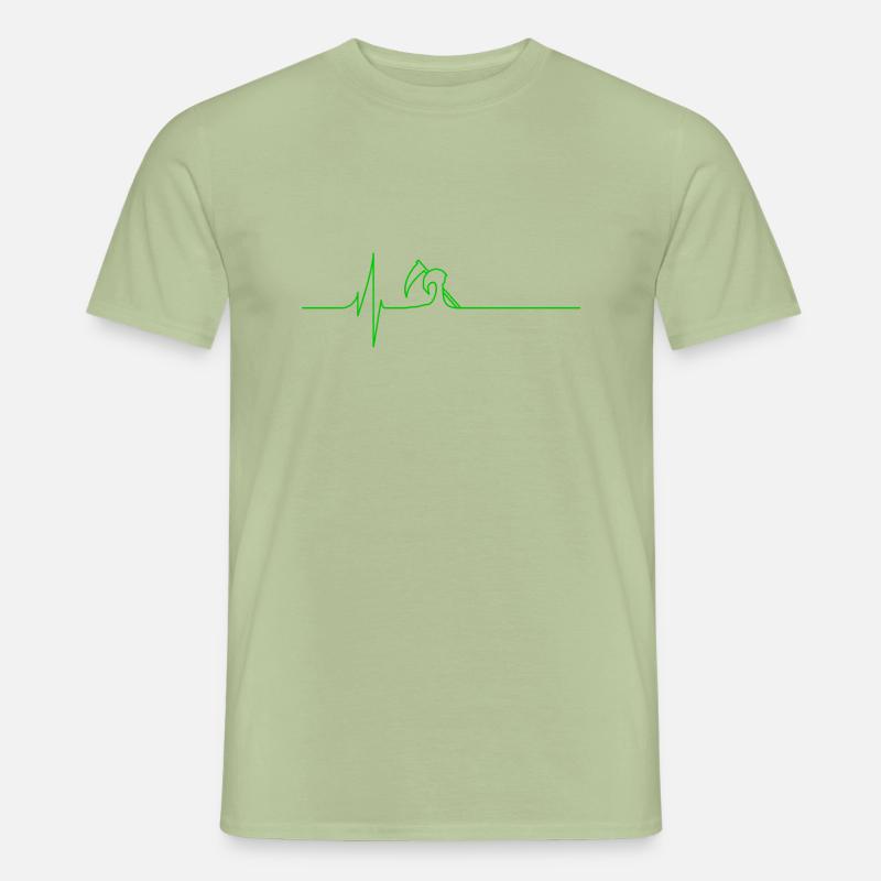 Electrocardiogram - Death - Green Men’s T-shirt