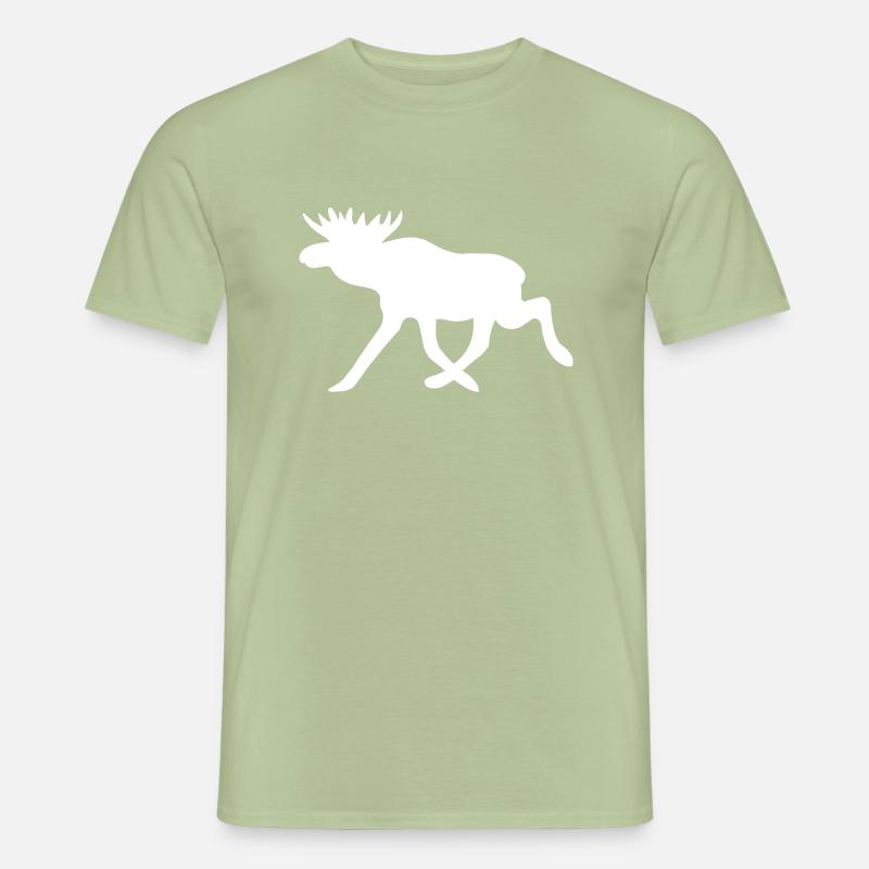 Elch - Klassiker - Männer T-Shirt - Sage