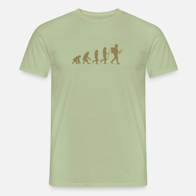 Geocaching evolution Shirt - Männer T-Shirt - Sage