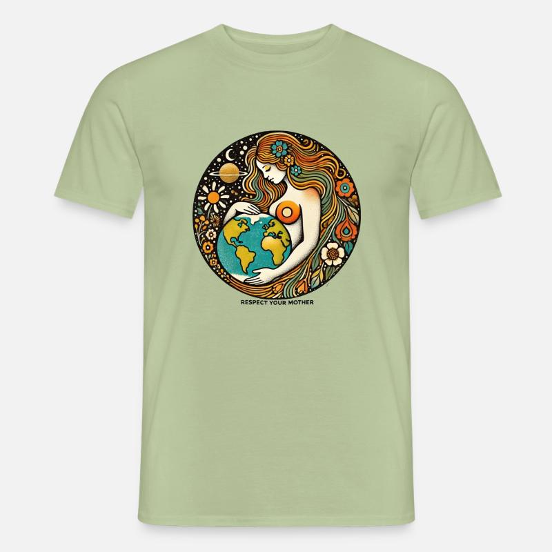 Mutter Erde - Männer T-Shirt - Sage