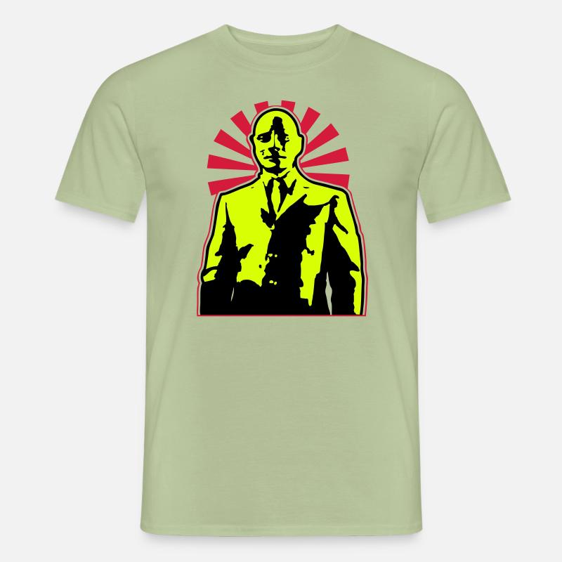 fantomas - T-shirt homme - vert sauge
