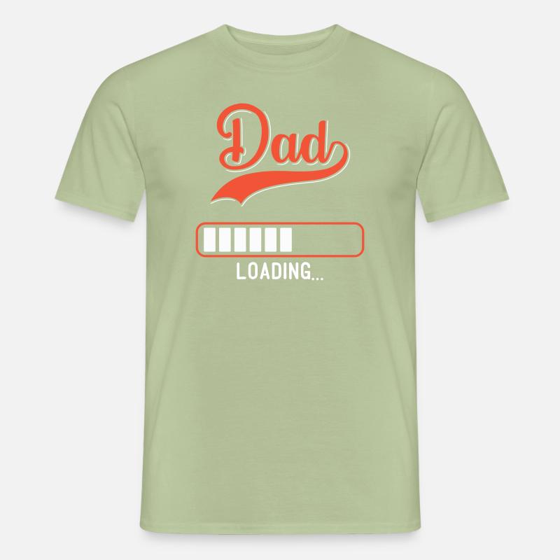 Dad Loading Design - Männer T-Shirt - Sage