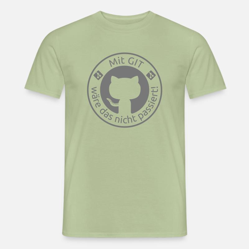 GIT Octocat - Männer T-Shirt - Sage