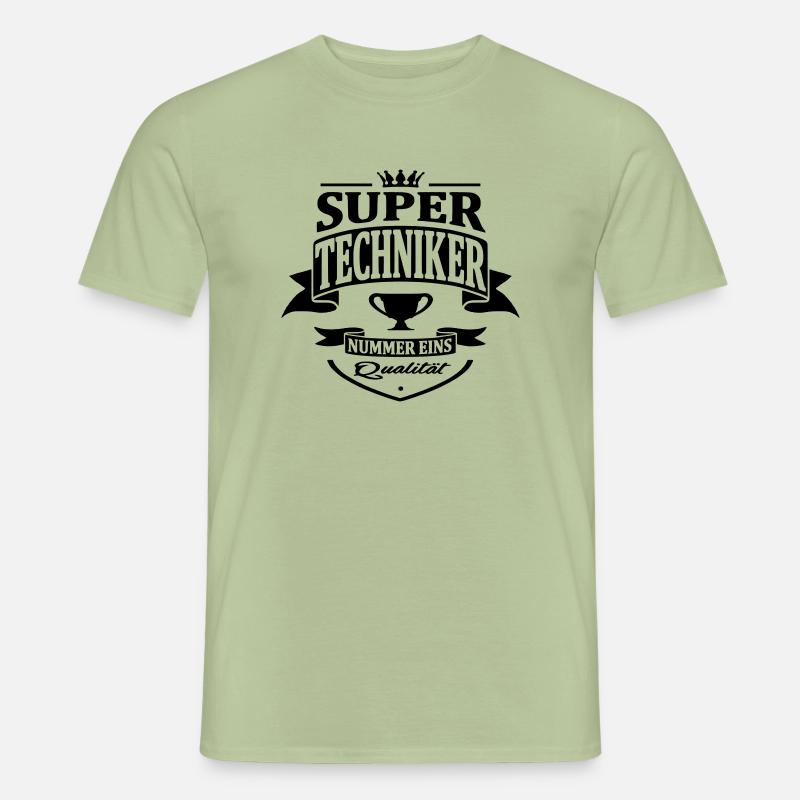 techniker nummer eins - Männer T-Shirt - Sage