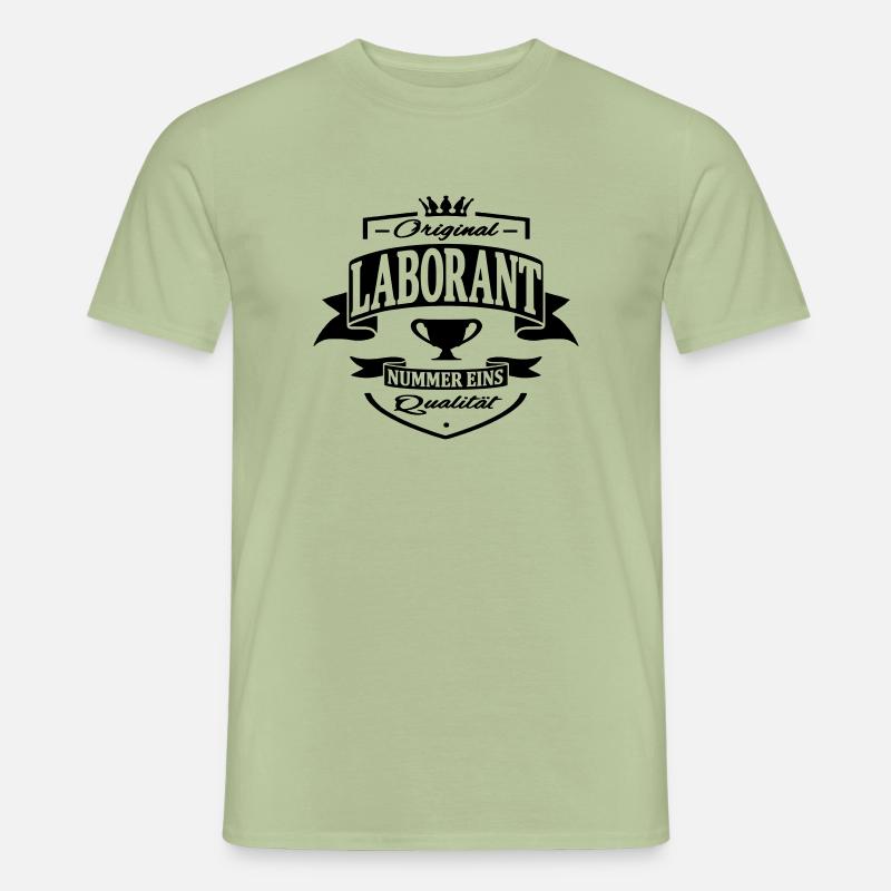 laborant - Männer T-Shirt - Sage