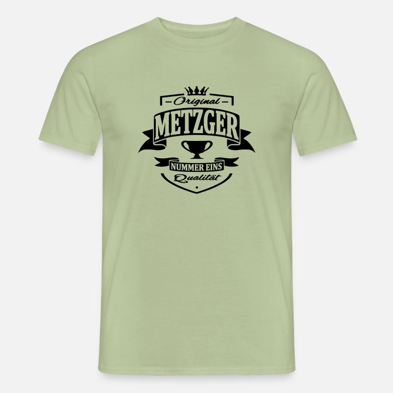 metzger - Männer T-Shirt - Sage