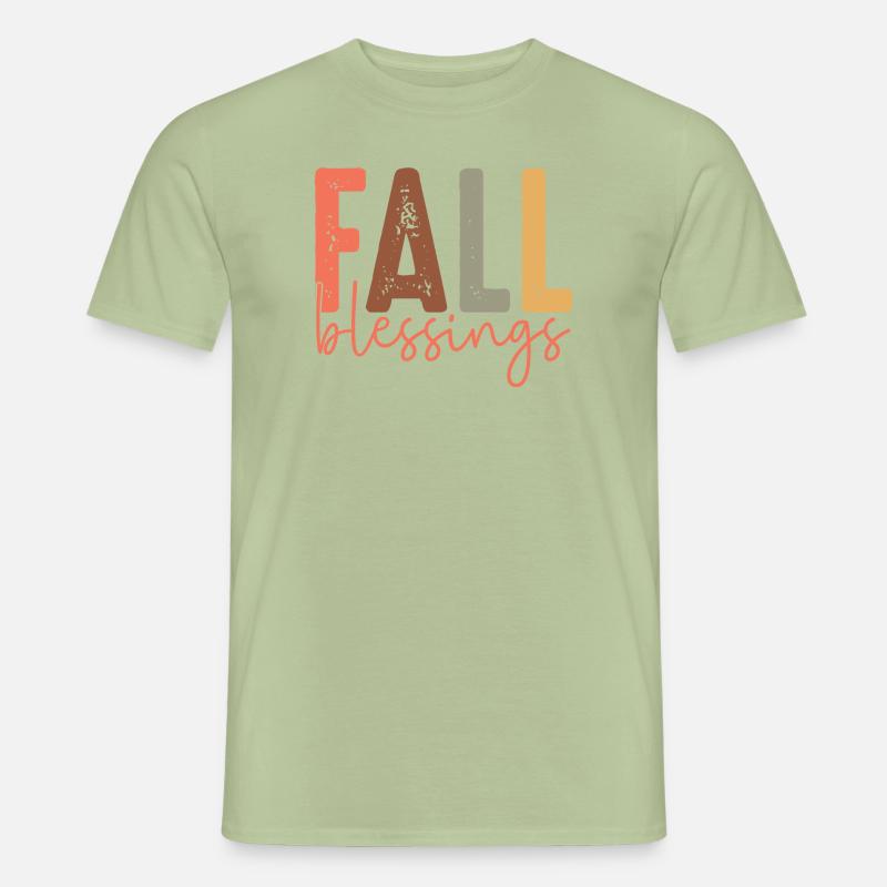 Fall Blessings - Men’s T-shirt - sage