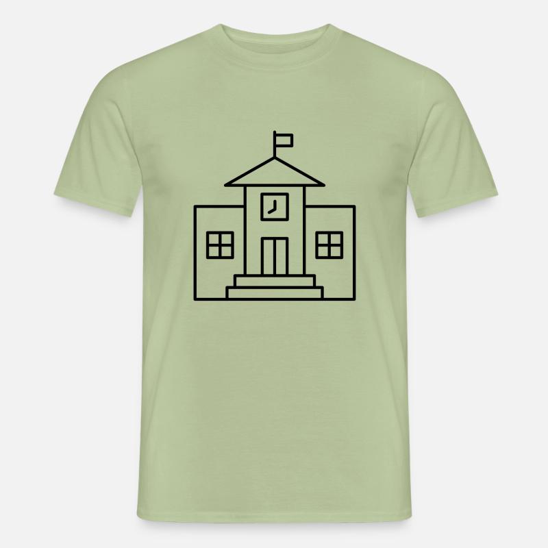 Schule - Männer T-Shirt - Sage