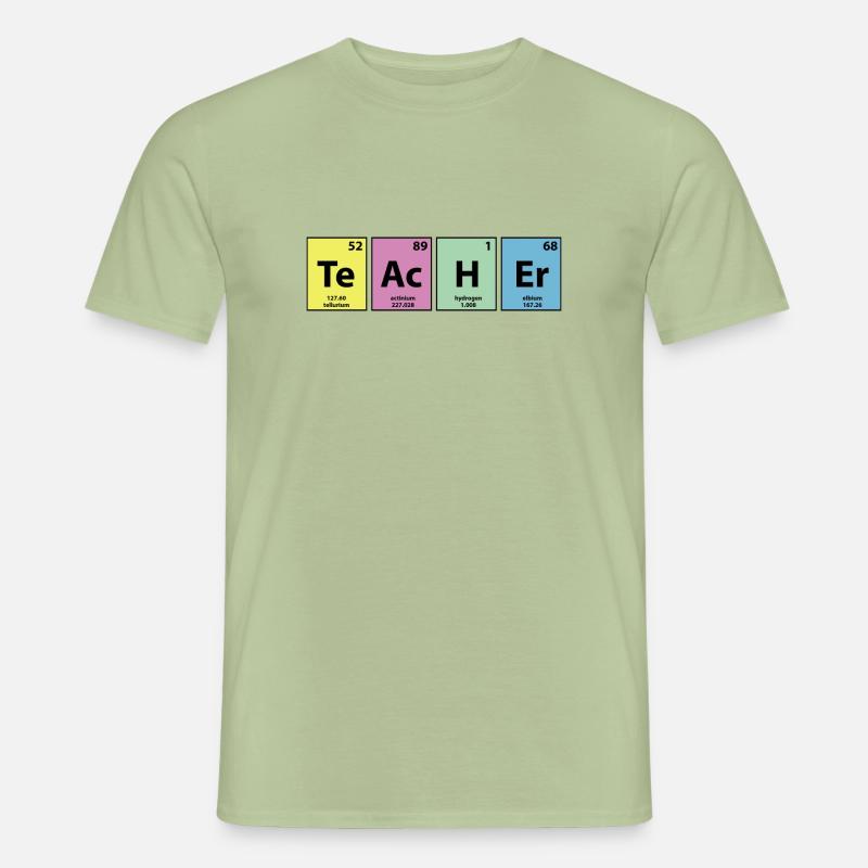 Lehrer-Element - Männer T-Shirt - Sage