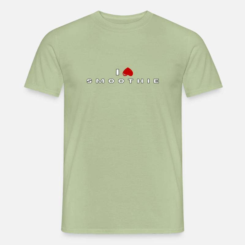 Ich hasse Smoothie - Männer T-Shirt - Sage