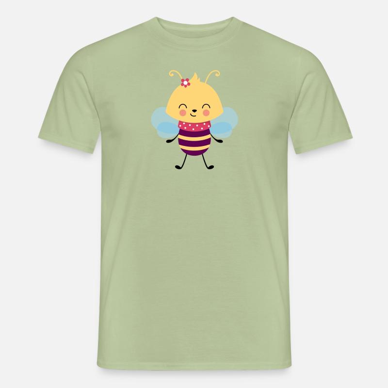 cute bee - Men’s T-shirt - sage
