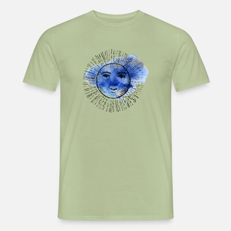Blue Sun Shirt Männer T-Shirt