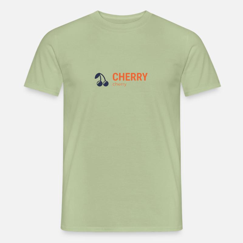 Kirsche - Männer T-Shirt - Sage