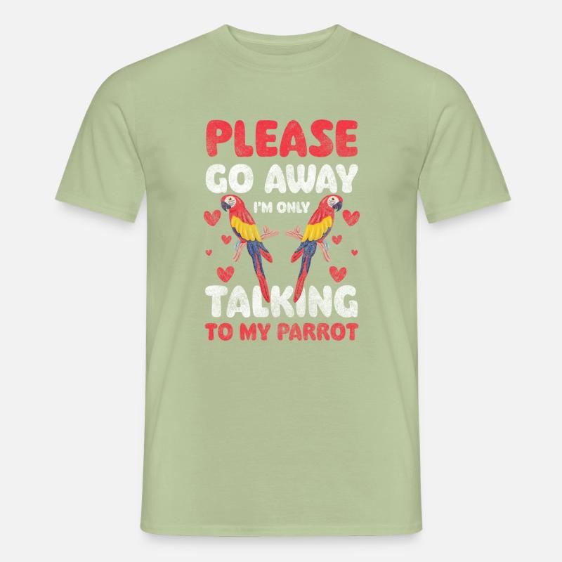 Ara Schnabel Exotisch - Männer T-Shirt - Sage