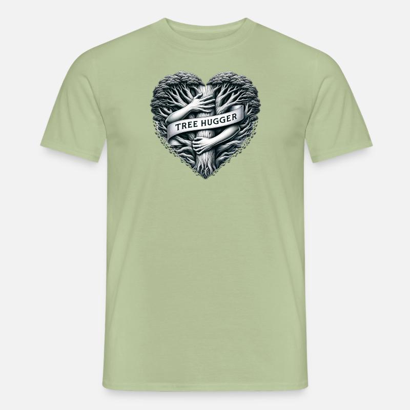 Tree Hugger - Männer T-Shirt - Sage