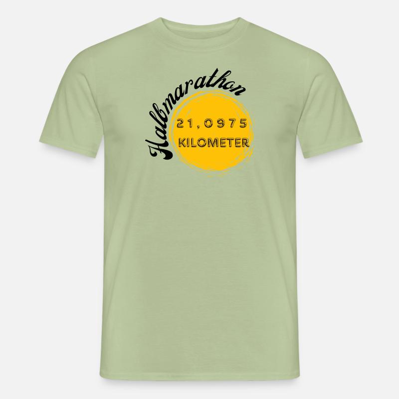Halbmarathon - Männer T-Shirt - Sage