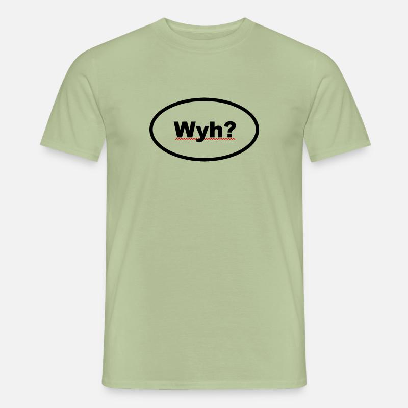 Why? Error - Men’s T-shirt - sage