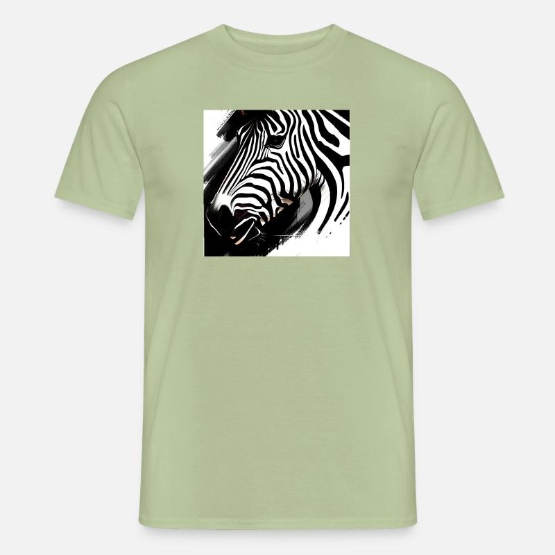 Zebra black and white Men’s T-shirt