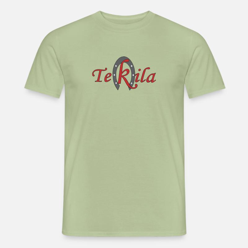 Klassiker TEKILA - Männer T-Shirt - Sage