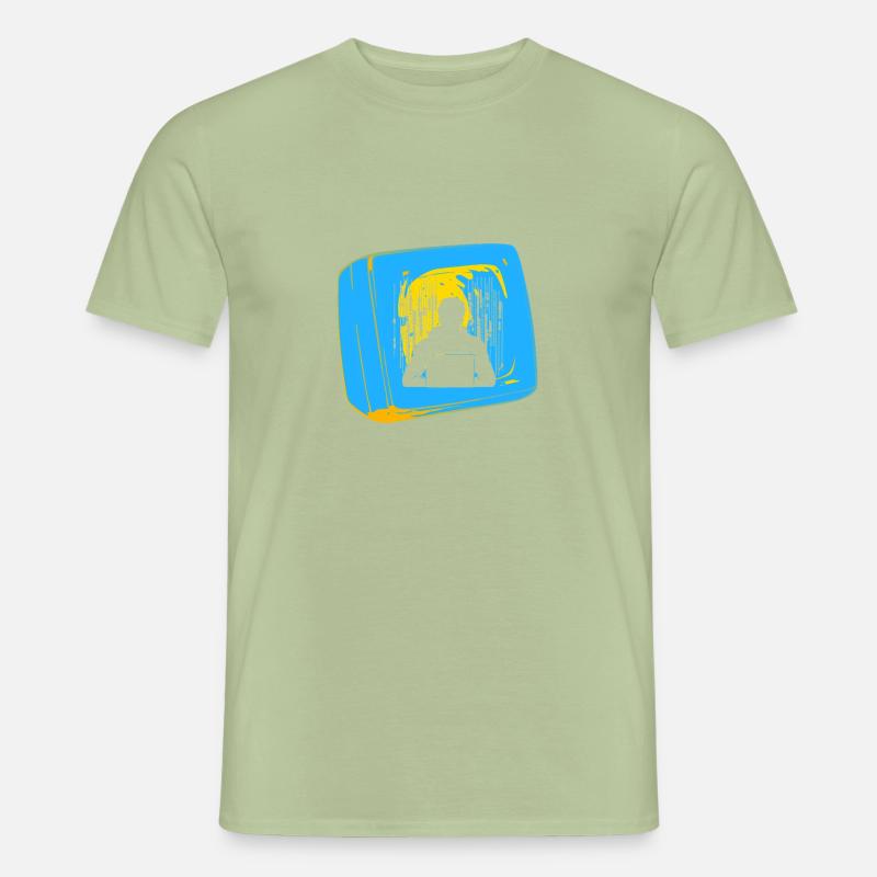 Cybersecurity Firewall Virenschutz - Männer T-Shirt - Sage