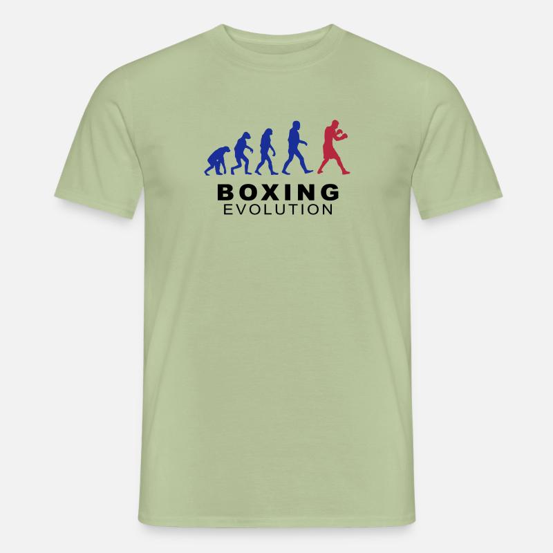 Boxing evolution - Men’s T-shirt - sage