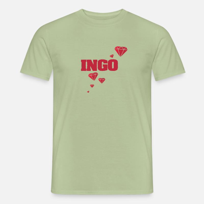 Name Ingo - Männer T-Shirt - Sage