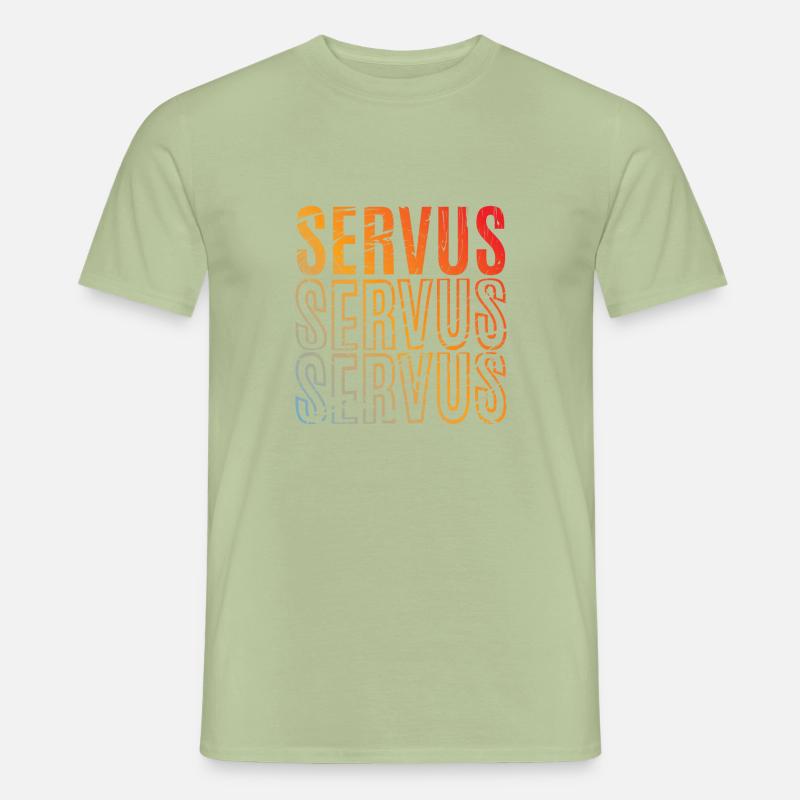 SERVUS - Männer T-Shirt - Sage