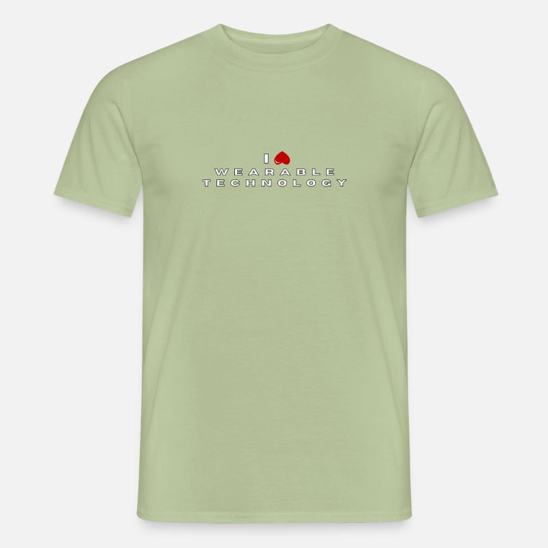 Ich hasse tragbare Technologie - Männer T-Shirt - Sage