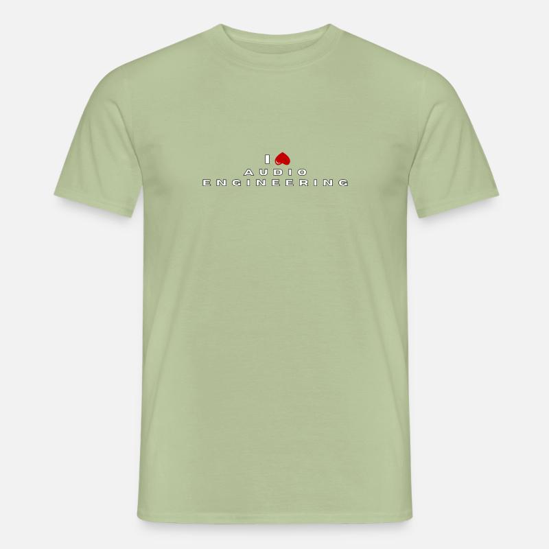 I hate Audio engineering - Men’s T-shirt - sage