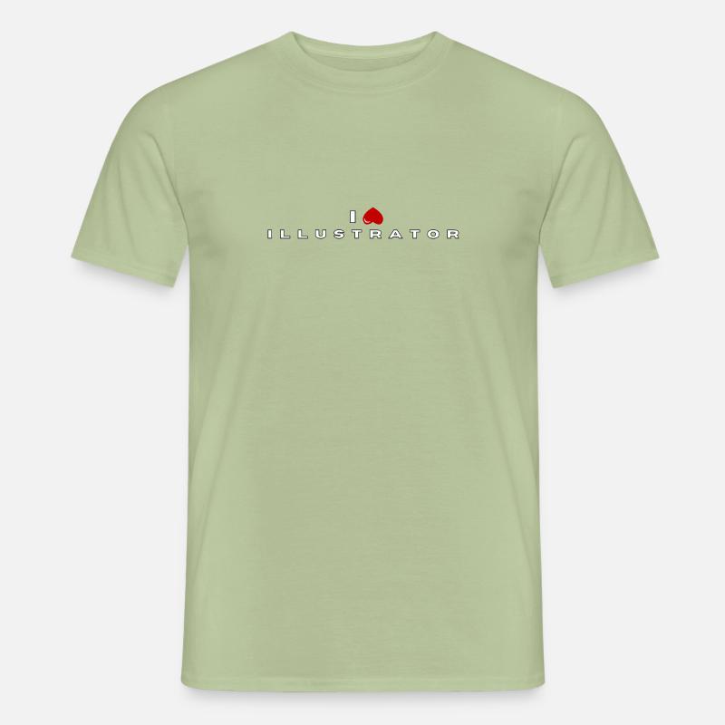 Ich hasse Illustrator - Männer T-Shirt - Sage