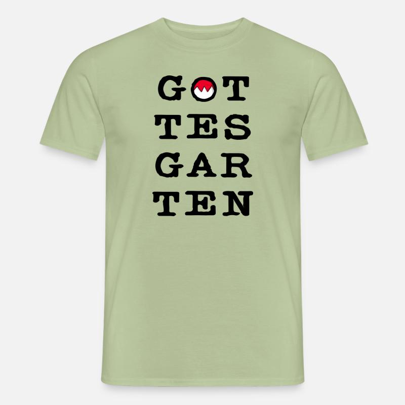 Text Gottesgarten Frankenwappen Männer T-Shirt