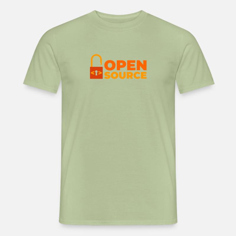 Open source - Men’s T-shirt - sage
