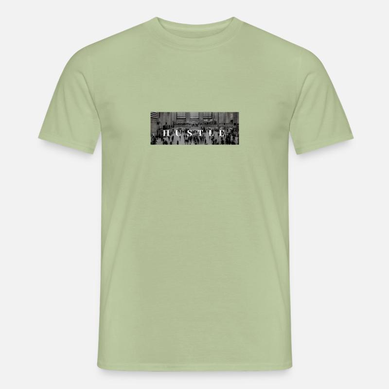 Hustle - Männer T-Shirt - Sage