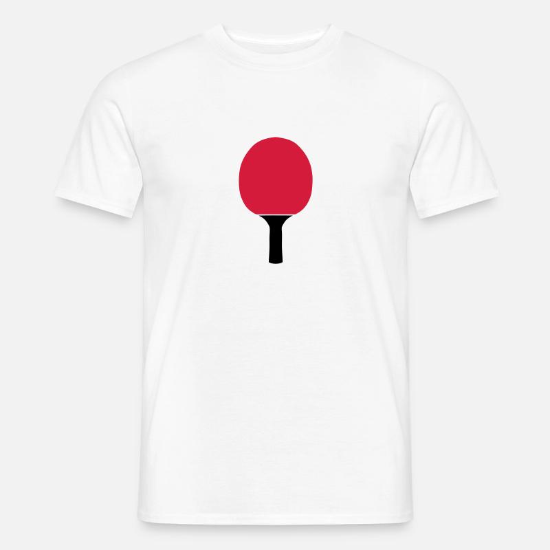 raquette pingpong tennis table racket T-shirt homme