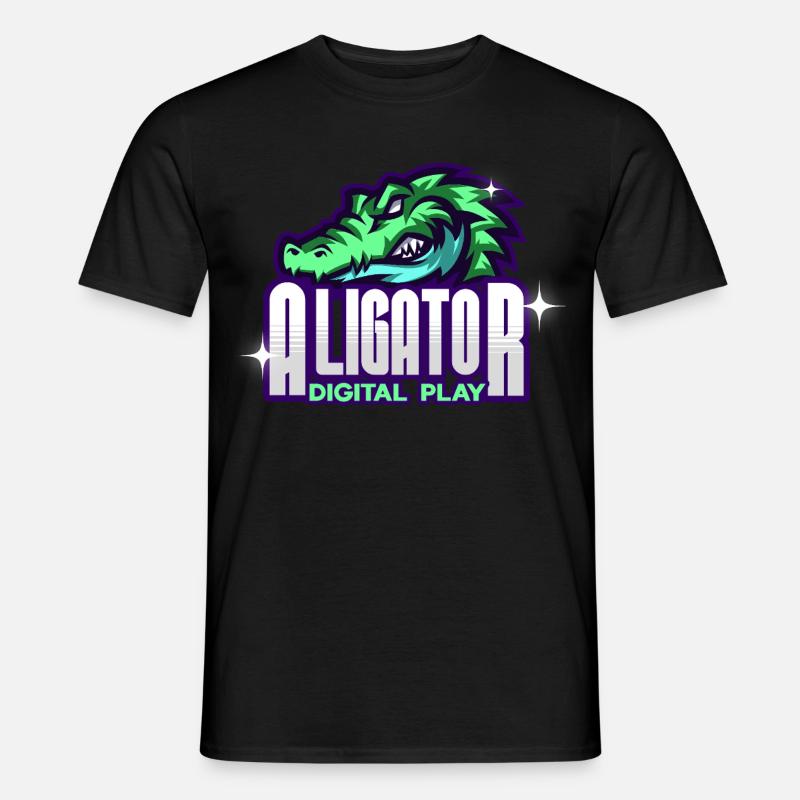 Alligator Digital Art Men’s T-shirt