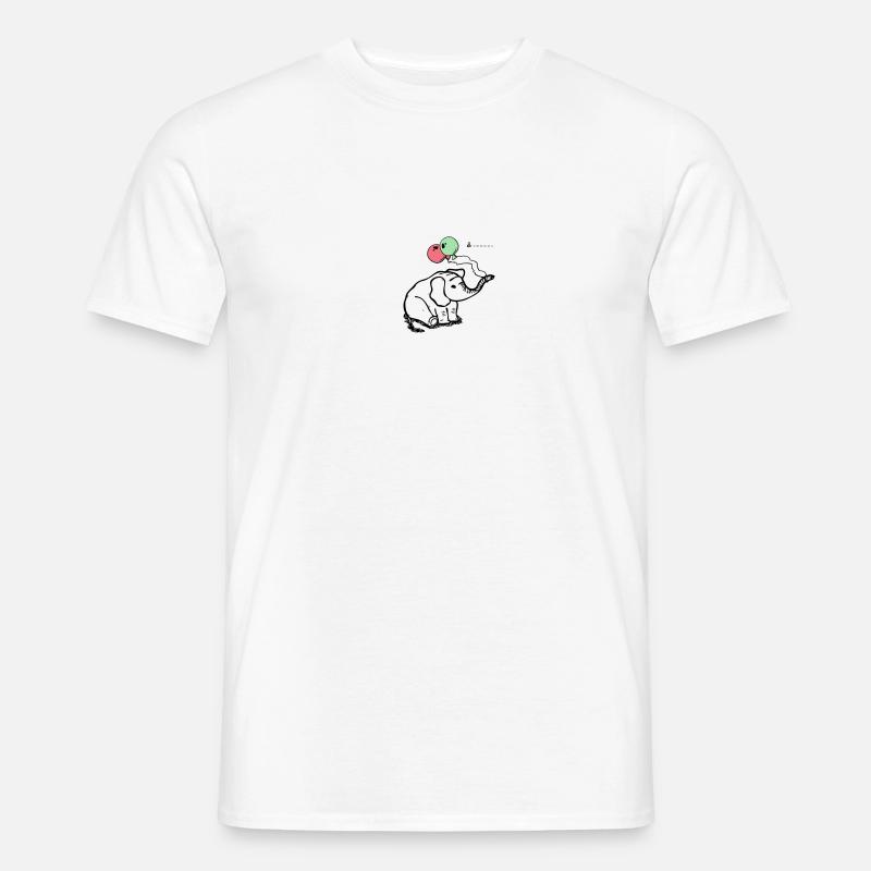 Balloon_Elefant Männer T-Shirt
