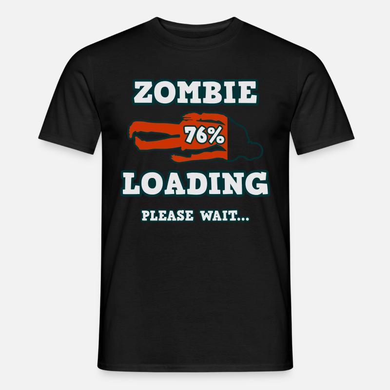 Loading Zombie - Please wait... - Men’s T-shirt - undefined