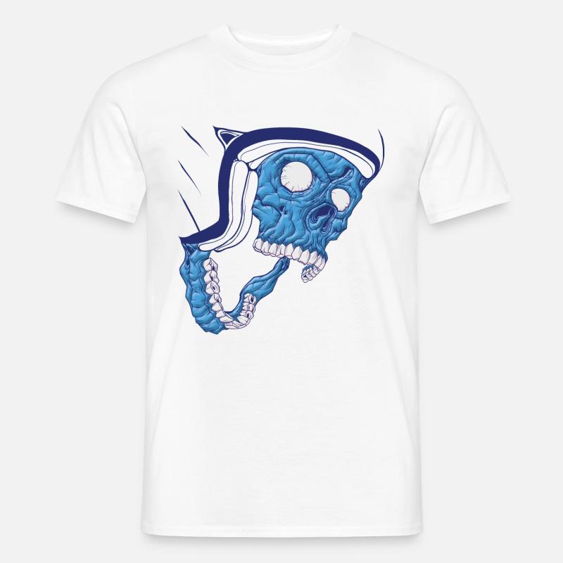 Schädel Kopf Männer T-Shirt