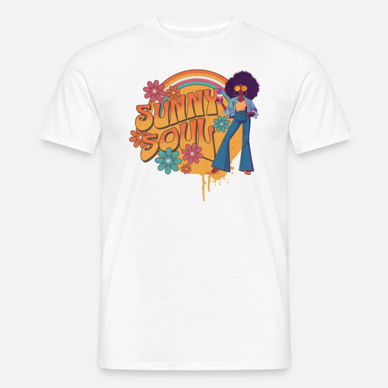 Sunny Soul - 70s Vibes! Männer T-Shirt