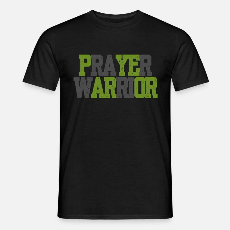 Prayer Warrior - Green Men’s T-shirt