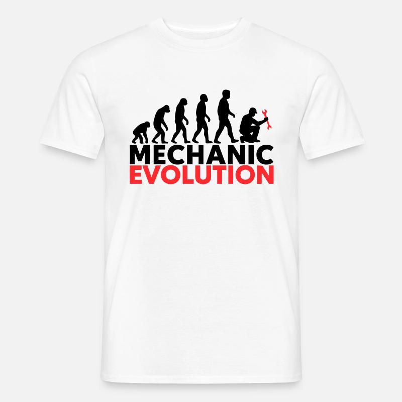 Mechanic Evolution Schrauber - Männer T-Shirt - undefined
