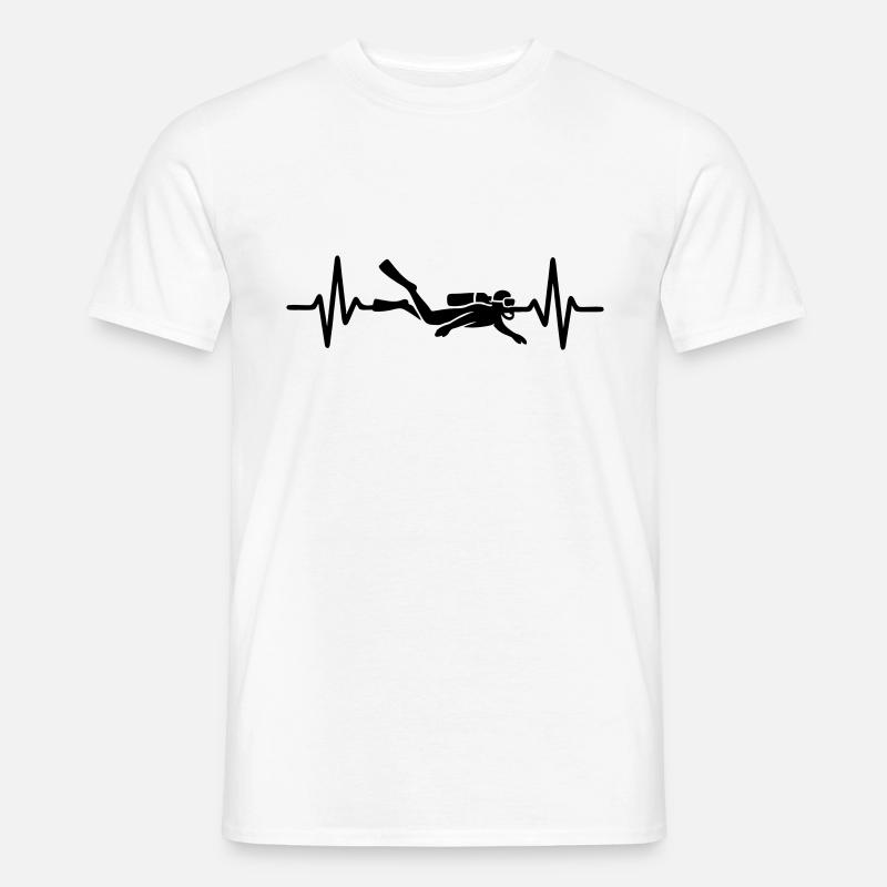 Diving Heartbeat Men’s T-shirt