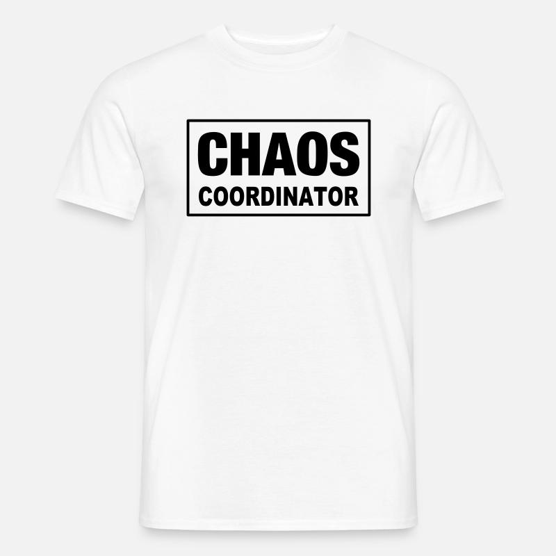 Coordinateur du Chaos Genius Masters Master Chaos Boss Boss T-shirt homme