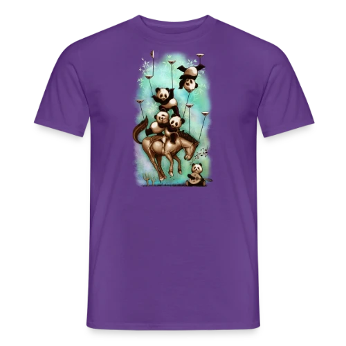 Pandas Rodéo : Les Aventuriers du Far West - T-shirt homme