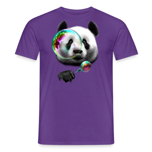 Panda Souffleur de Bulles - T-shirt homme